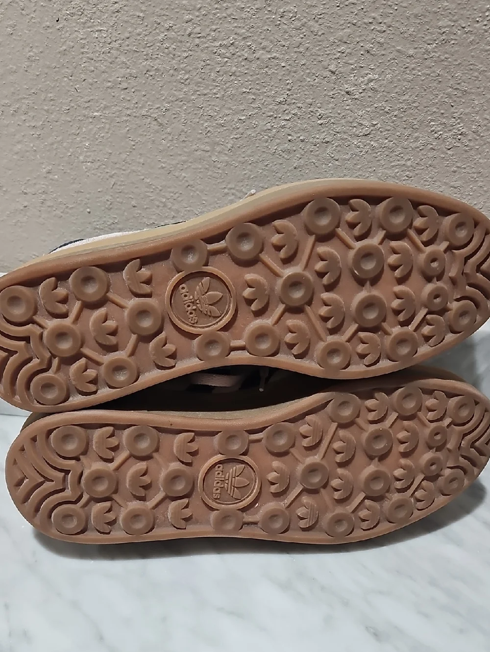 adidas Gazelle Platform Sneakers in Blush Pink with Black Stripes - Picture 6 of 7